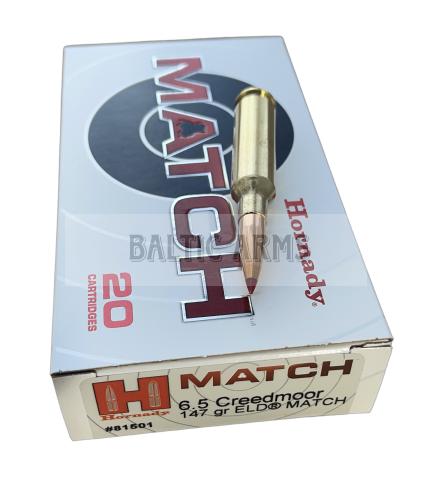 Hornady 6.5 Creedmoor 147 gr ELD MATCH
